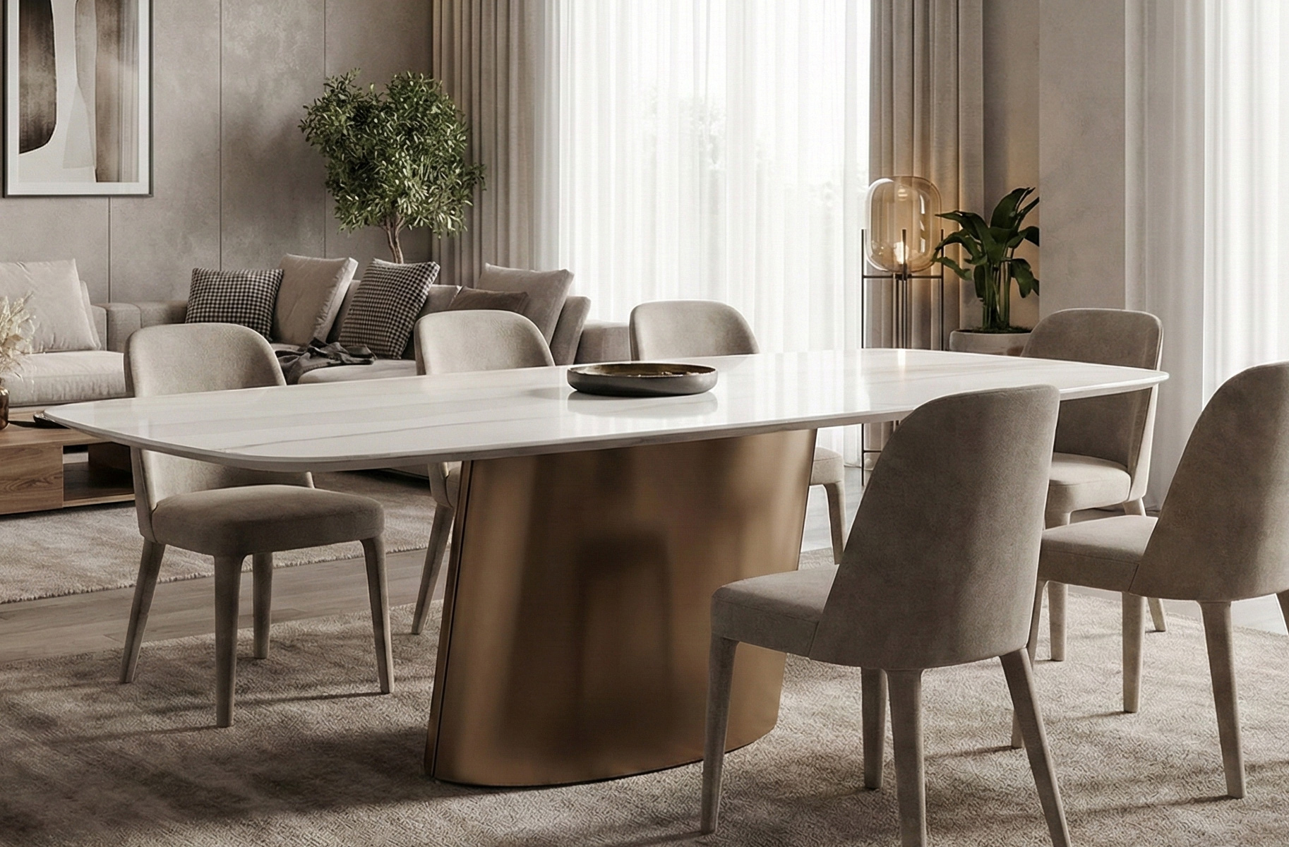 Diamond Yemek Masası